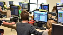 Minecraft classes were popular in both the Liberty ES and Hickory Flat ES locations.