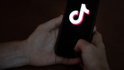 The logo for ByteDance Ltd.'s TikTok app is arranged for a photograph on a smartphone in Hong Kong, China, on Friday, Aug. 7, 2020. President Donald Trump signed a pair of executive orders prohibiting U.S. residents from doing business with the Chinese-owned TikTok and WeChat apps beginning 45 days from now, citing the national security risk of leaving Americans' personal data exposed. Photographer: Ivan Abreu/Bloomberg via Getty Images