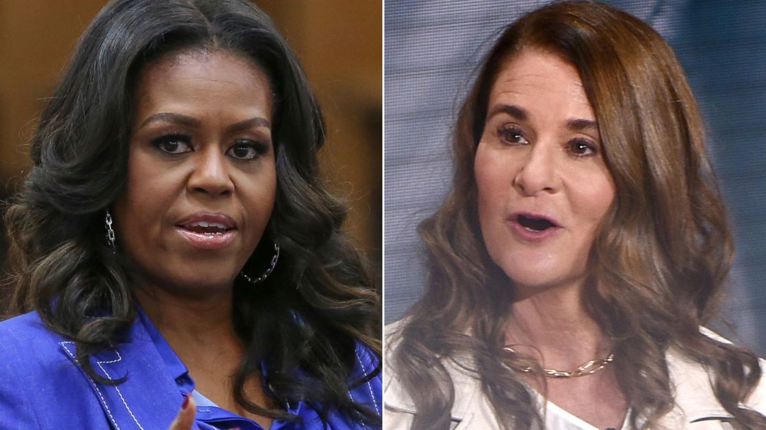 michelle obama melinda gates SPLIT