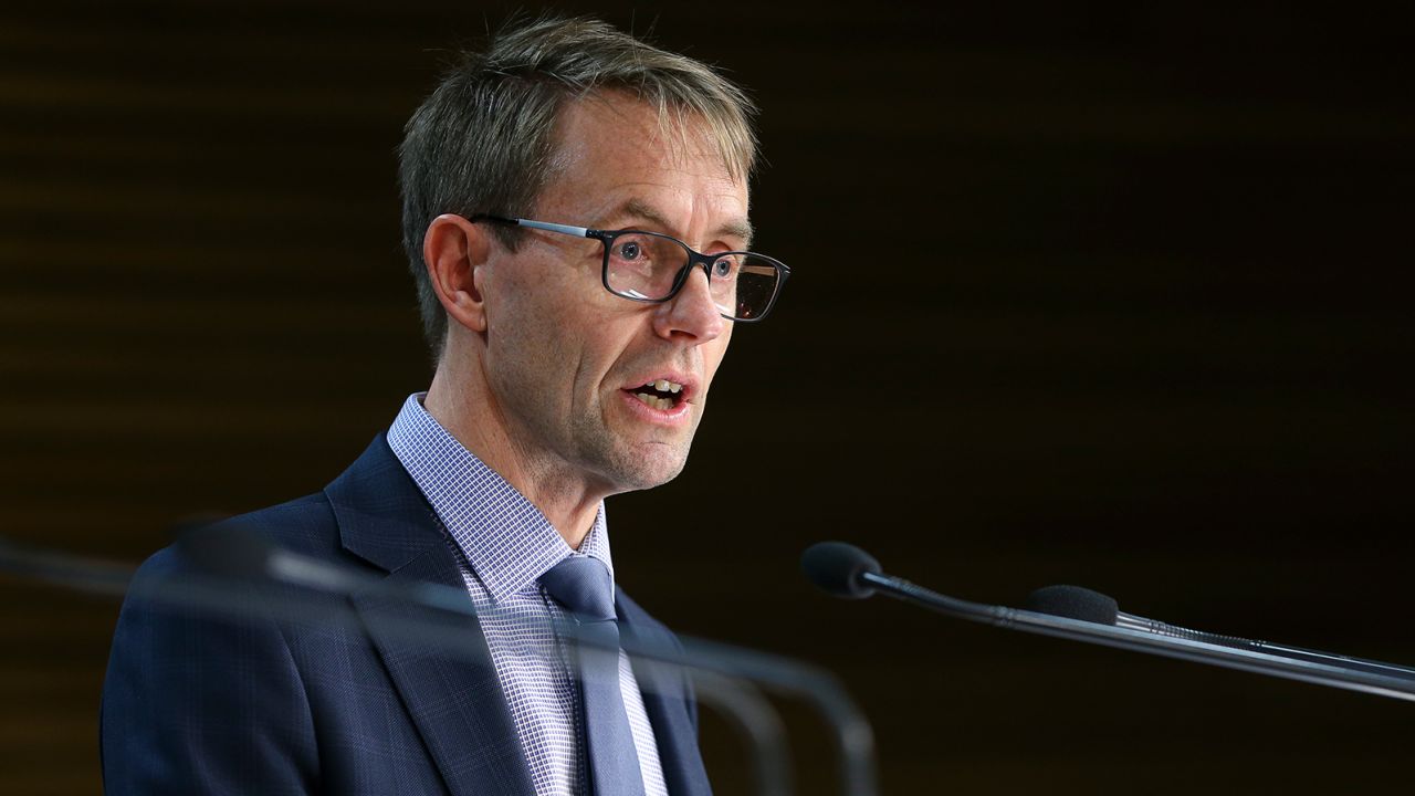 Director-General of Health Dr Ashley Bloomfield speaks to media on August 06, 2020 in Wellington, New Zealand.
