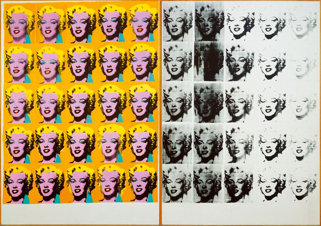 "Marilyn Diptych," 1962, by Andy Warhol. 