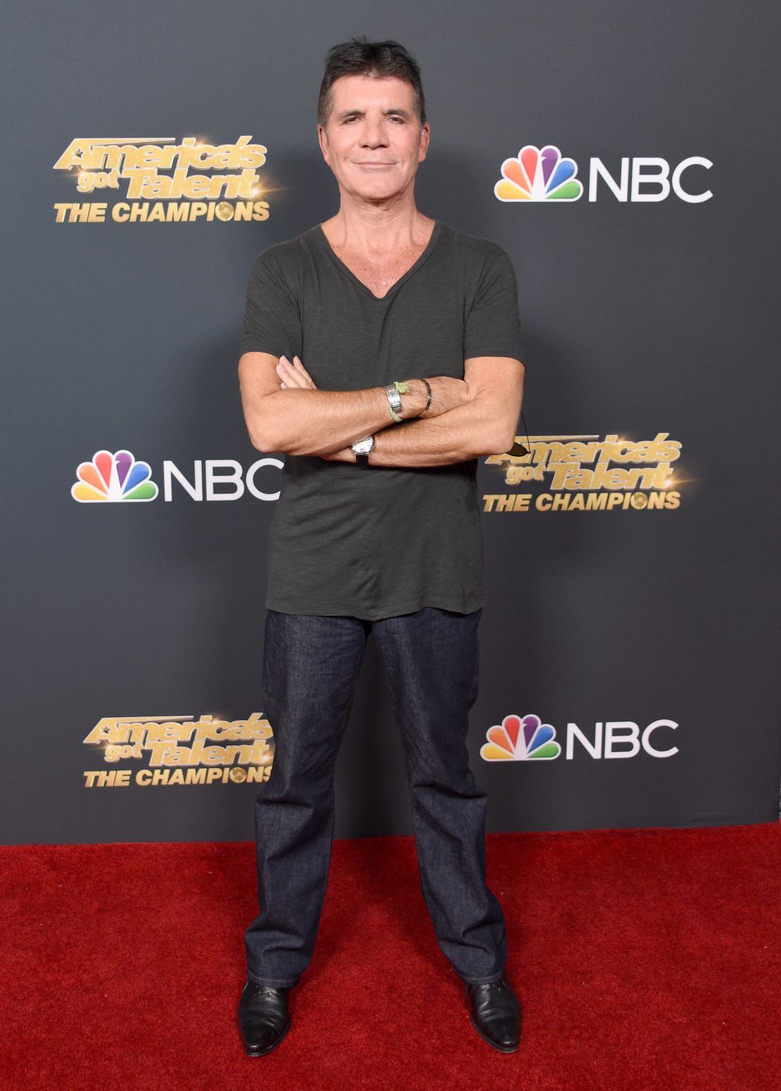 Simon Cowell, seen here at the premiere for "America's Got Talent: The Champions," wishes he had read the manual for his new electric bike.