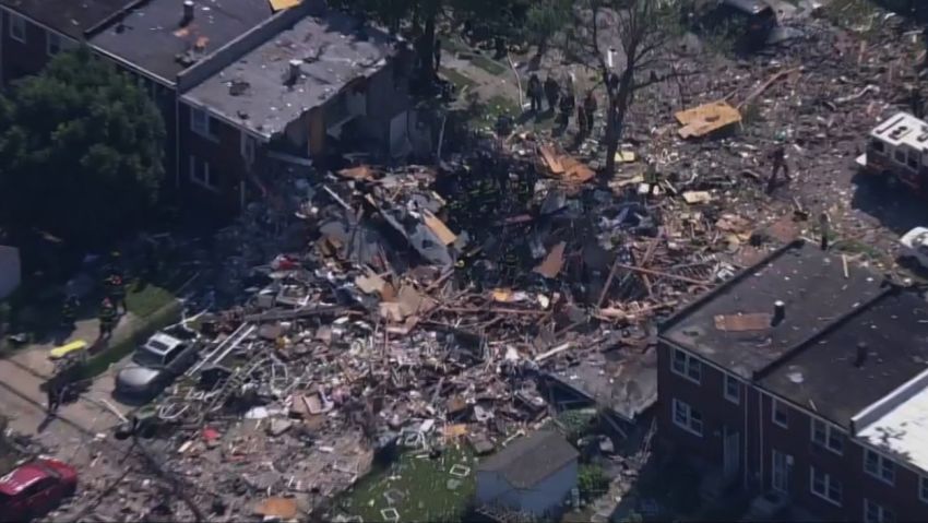 Baltimore house explosion