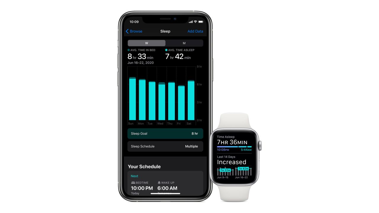 Track your sleep with watchOS 7