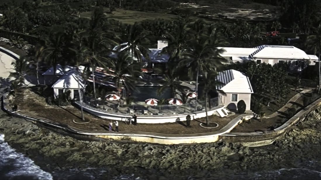 <strong>Palmyra, "Thunderball" (1965) --</strong> Palmyra, the estate belonging to SPECTRE second-in-command Emilio Largo, was situated near Nassau in the Bahamas. Perhaps its most famous feature was a shark tank, used by Largo from executions and in which Bond ends up (and then, invariably, escapes from). Adam told The Guardian in 2005 he inserted a plexiglass corridor into the saltwater pool for Connery to swim through, but one of the sharks made it past the barrier. "(Connery) never got out of a pool faster in his life," <a href="https://www.theguardian.com/film/2005/sep/17/culture.features" target="_blank" target="_blank">Adam recalled</a>. 
