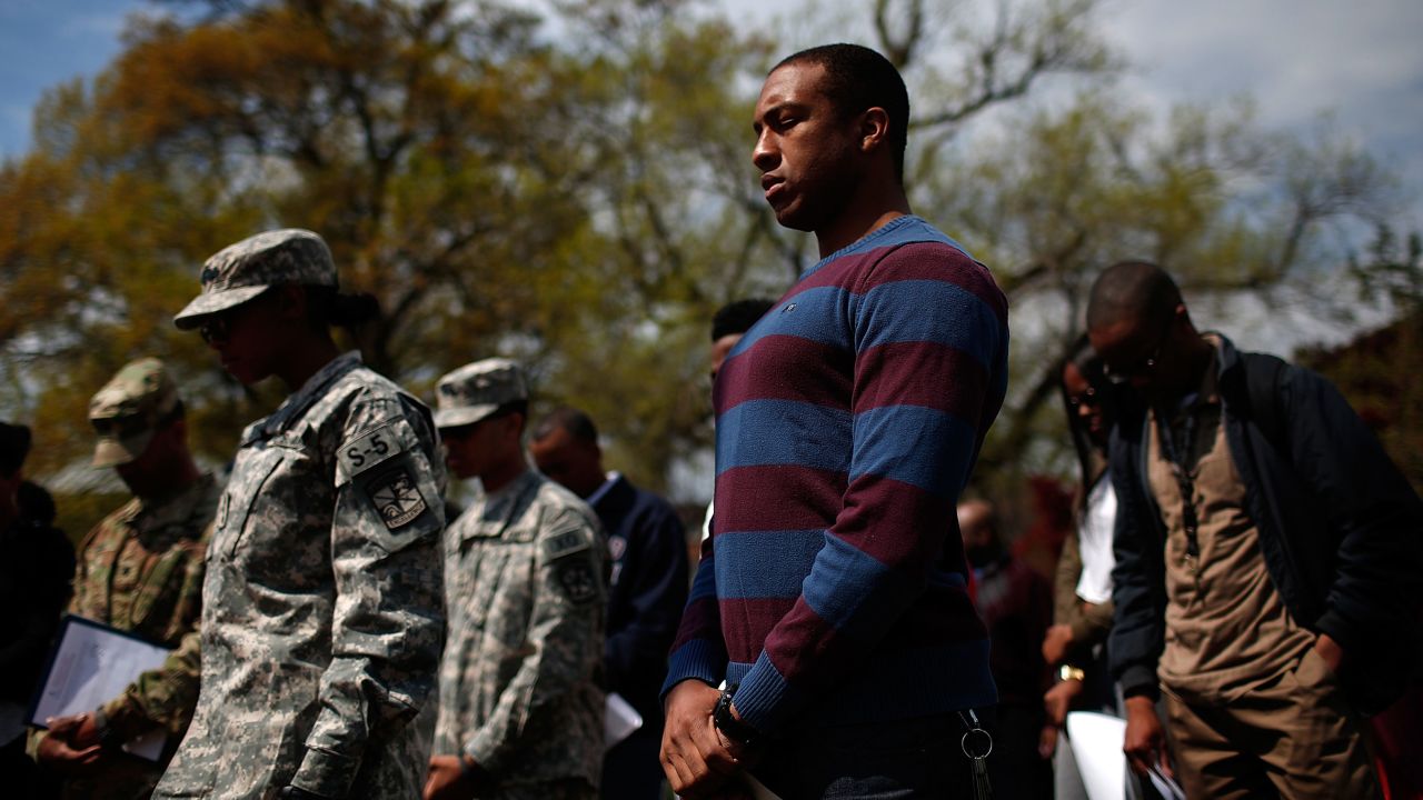Students at Howard University hold a rally against sexual assault on campus in April 2016.
