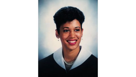 Kamala Harris as a Howard University student in the 1980s.