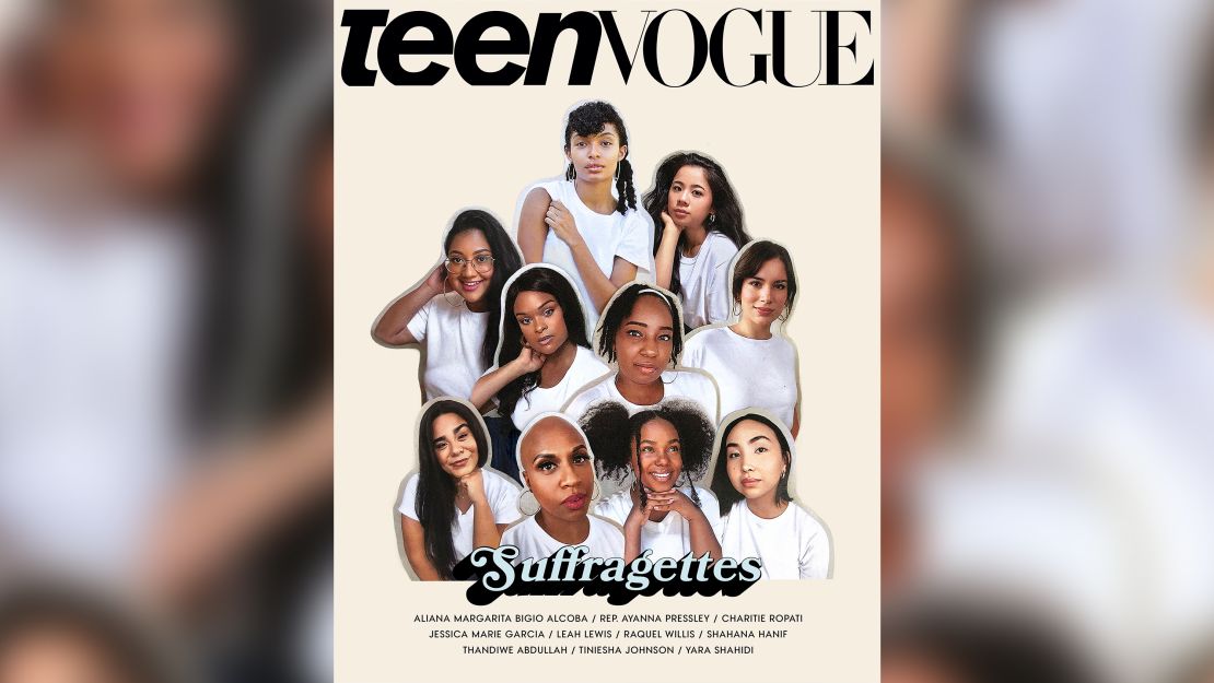 RESTRICTED 02 teen vogue voters august cover