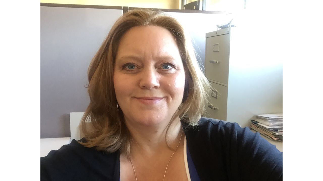 Store manager Sandi Harding has been with the Bend Blockbuster for 16 years.