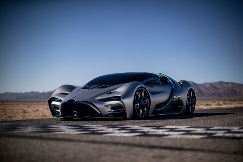 This hydrogen powered supercar can drive 1 000 miles on a single