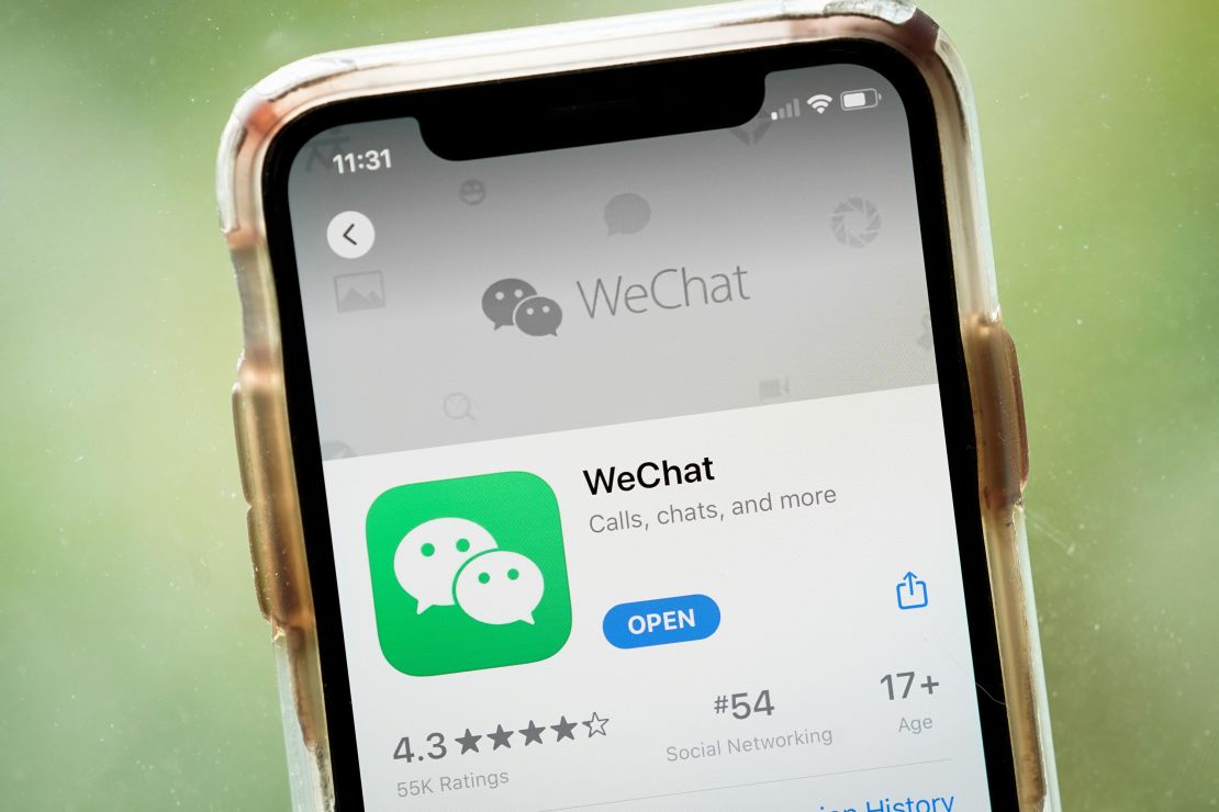 Tencent's WeChat has also been targeted by the Trump administration.
