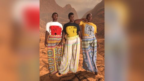 Designs from the new Anyango Mpinga collection are worn by 3D avatar models. Kenya's Mpinga is behind one of the businesses featured on Beyoncé's  website.