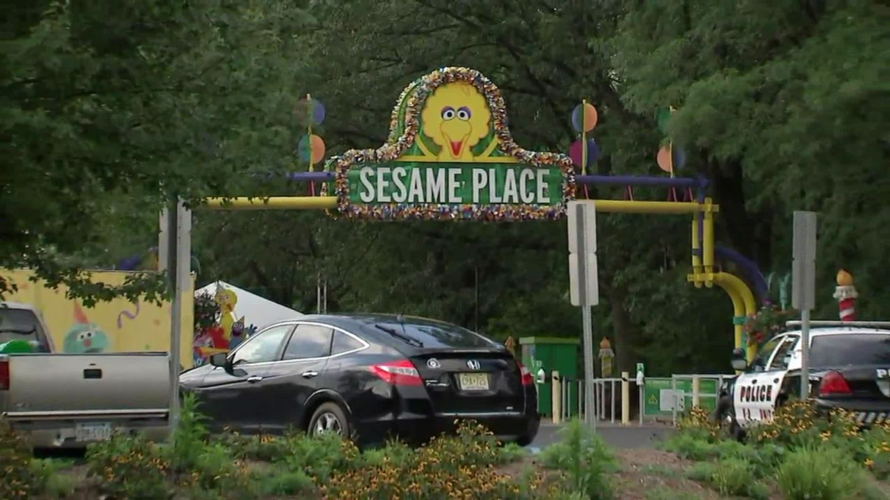 The entrance to Sesame Place in Middletown Township, Pennsylvania. 