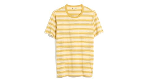 Allday Crewneck Tee in Saltford Stripe