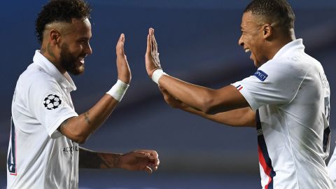 Neymar and Kylian Mbappe were involved in both goals.