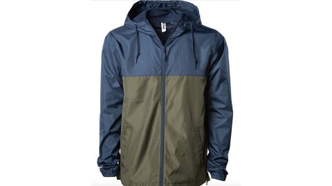 Global Blank Lightweight Windbreaker With Water-Resistant Shell