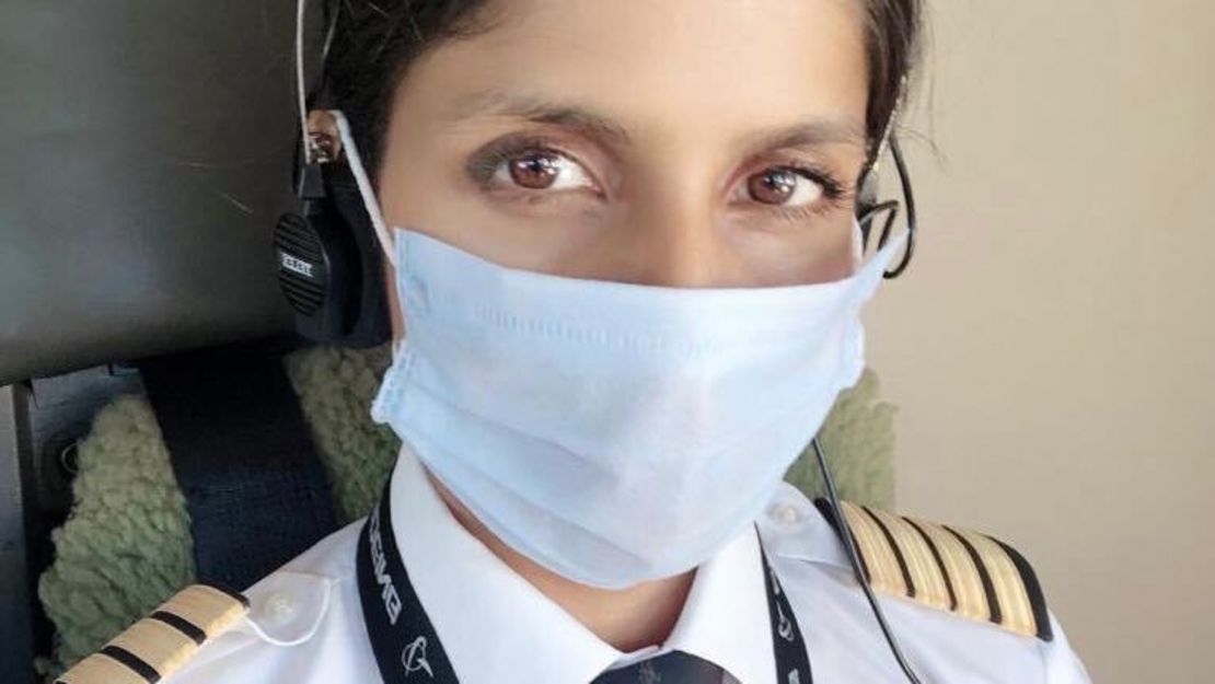 Air India pilot Anny Divya has been commanding airplanes throughout the pandemic.