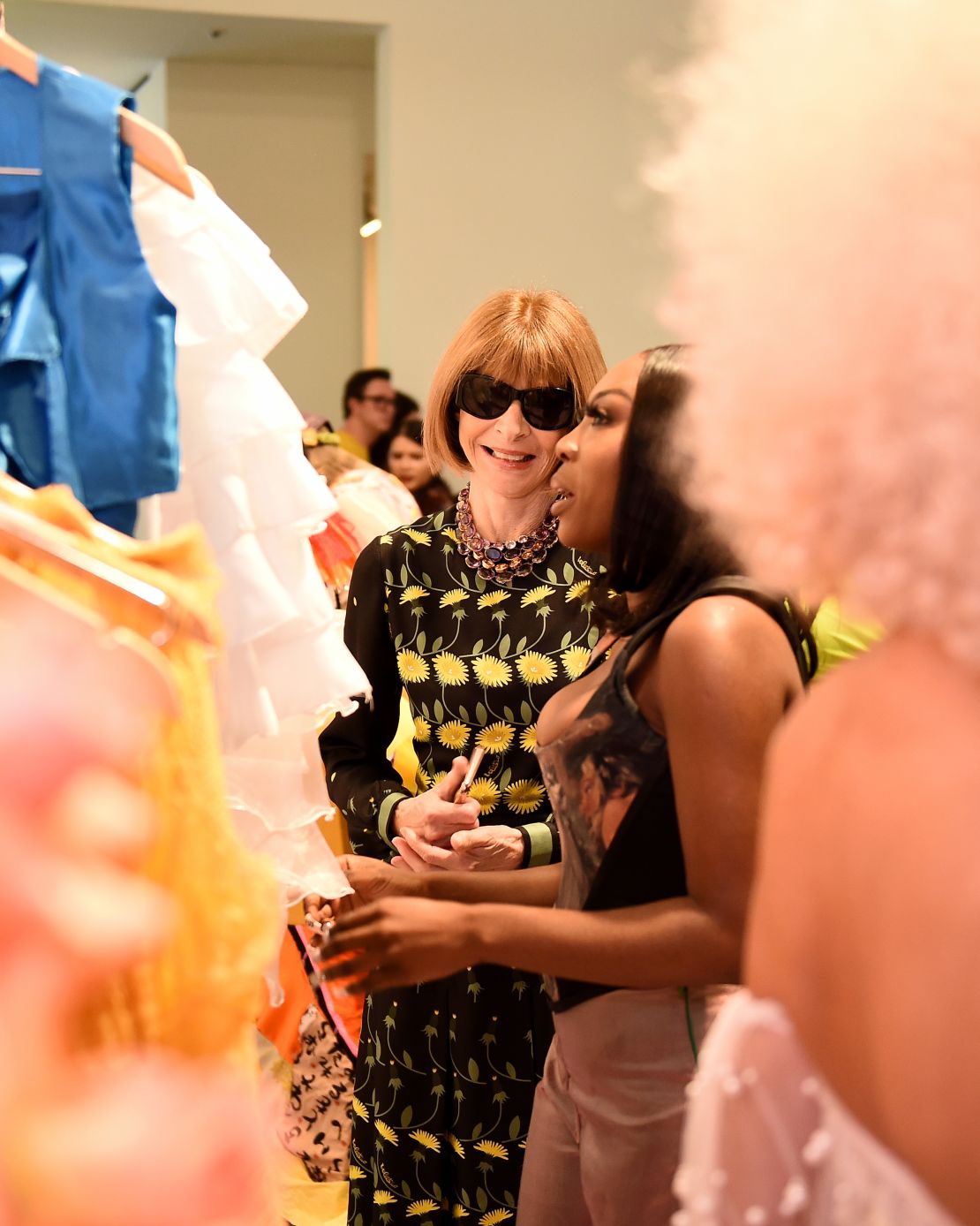 Anna Wintour and Adeola at a Teen Vogue Celebrates Generation Next event in 2019 in New York City.