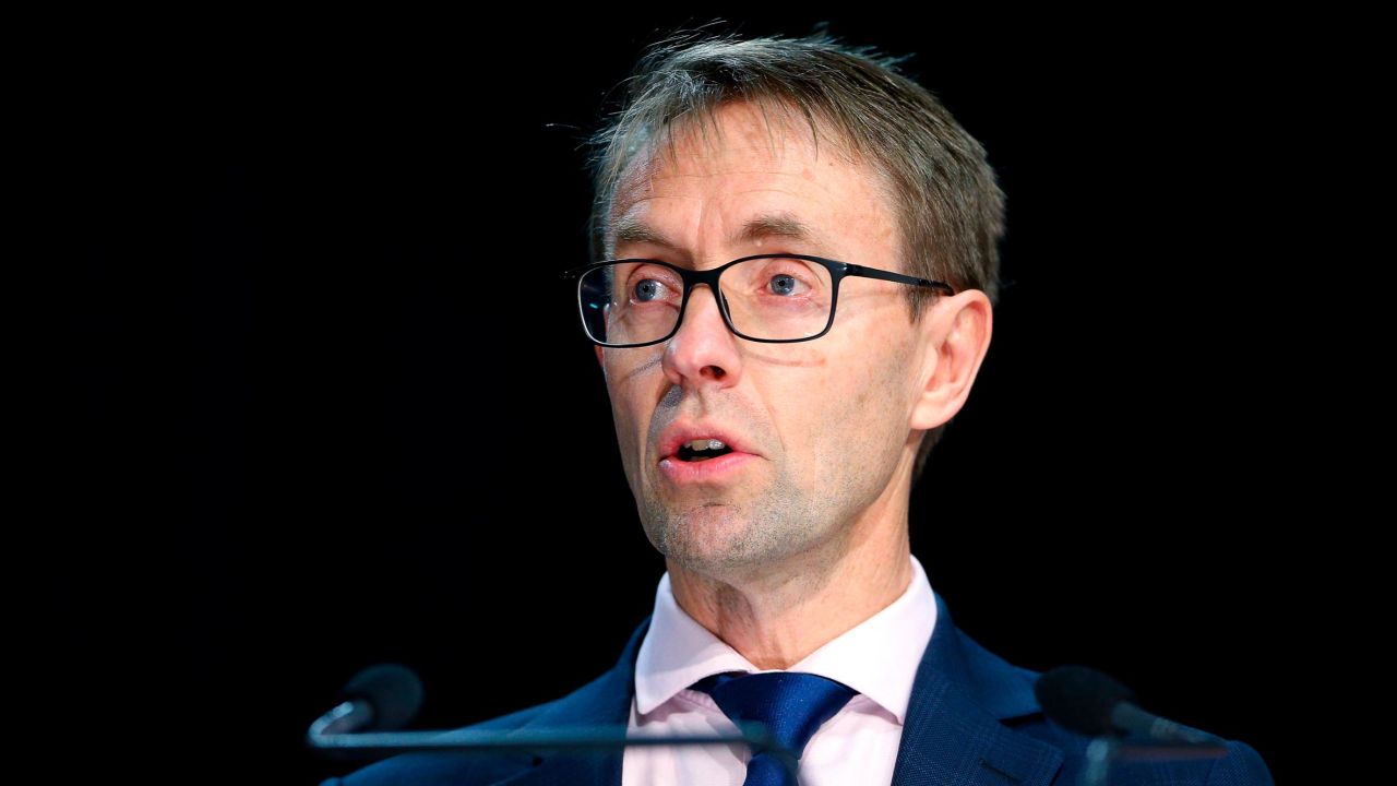 Director-General of Health Dr. Ashley Bloomfield speaks to media during a press conference at Parliament on August 14, 2020 in Wellington, New Zealand.