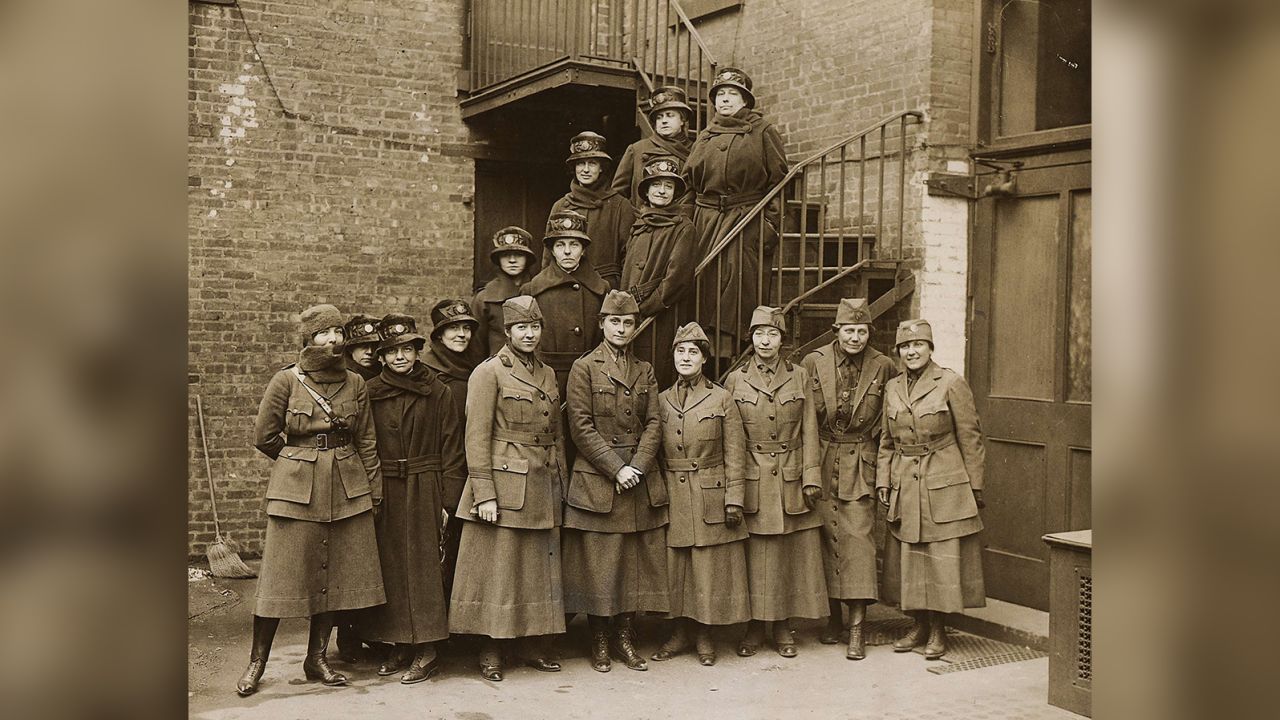 The First Contingent of the Women's Oversea Hospitals, Supported by the National American Woman Suffrage Association, 1918