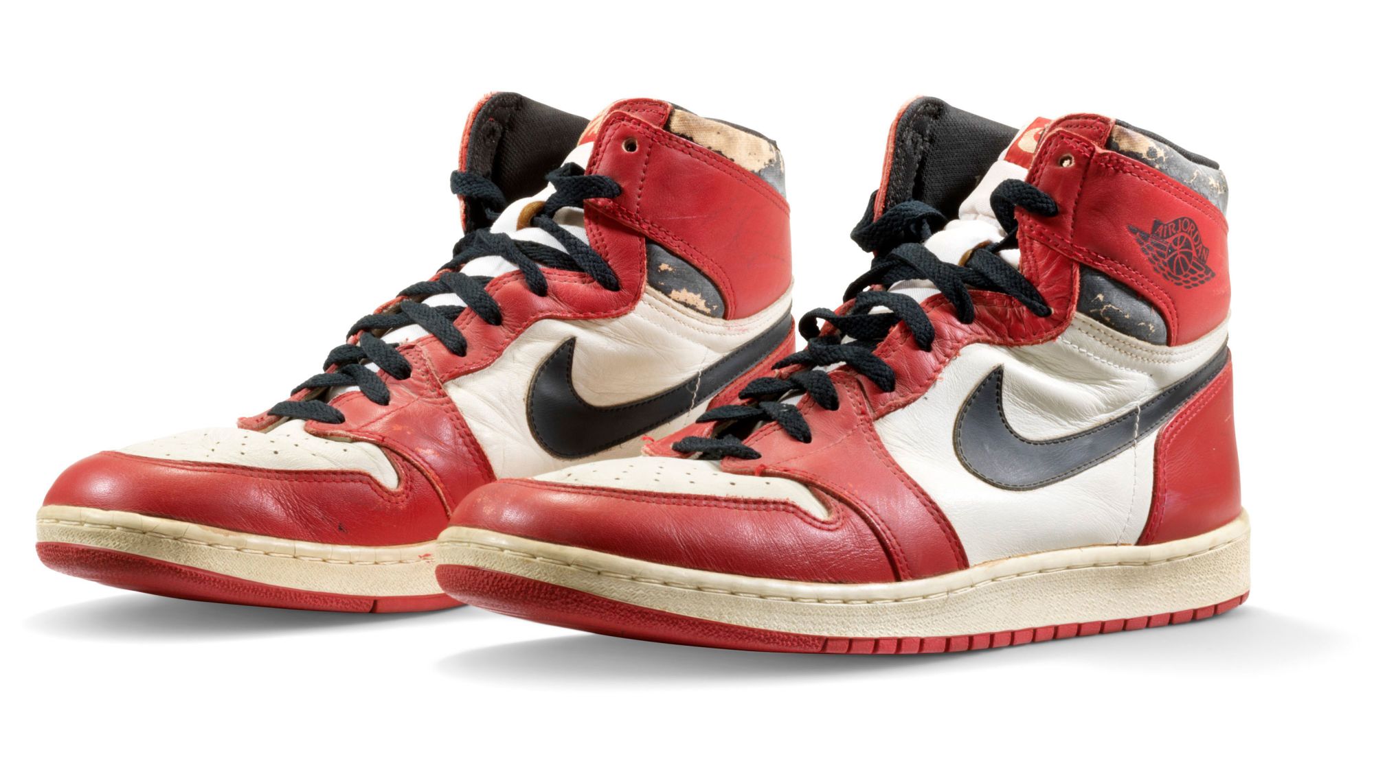 Michael Jordan's game-worn sneakers set new record, selling for $615,000