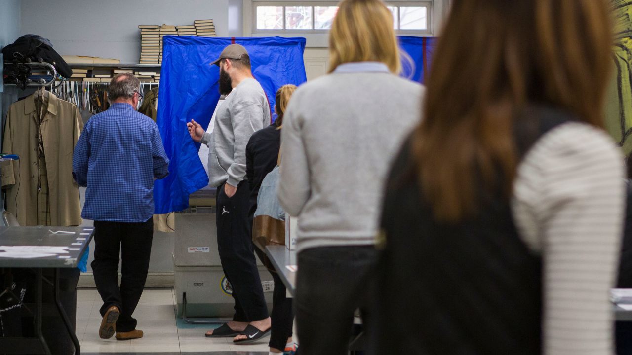 PHILADELPHIA, PA - NOVEMBER 8: Philadelphia residents go to the polls on November 8, 2016 at Old First Reformed Church in Philadelphia, Pennsylvania. Americans across the nation are picking their choice for the next president of the United States. (Photo by Jessica Kourkounis/Getty Images)