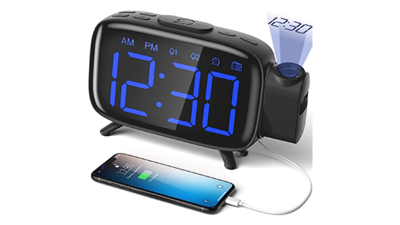 Elehot Projection Alarm Clock Radio