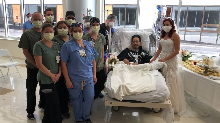 04 TX covid patient gets married at hospital