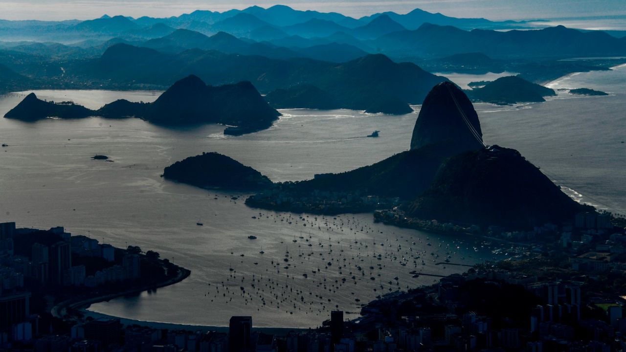 The view of Sugarloaf Mountain, right, in Rio de Janeiro on Thursday.