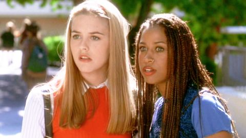 From left, Alicia Silverstone as "Cher Horowitz" and Stacey Dash as "Dionne Davenport."