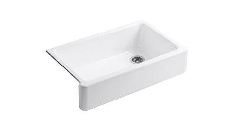 Kohler Whitehaven Self-Trimming Farmhouse Kitchen Sink