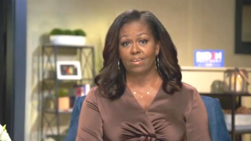 Michelle Obama on Biden He is a profoundly decent man CNN Politics