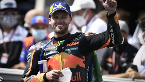 Brad Binder says he doesn't like to think how much damage the crash could have caused. 