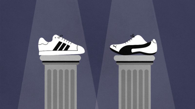 Puma on sale versus adidas