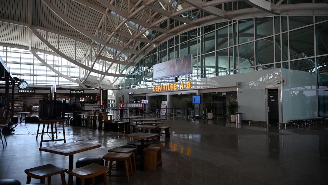 <strong>Closed to overseas tourists:</strong> A general view of Ngurah Rai International Airport's empty international departure terminal, taken on April 24, 2020.   