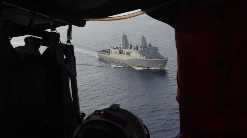 US navy patrols South China Sea