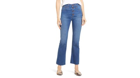 Madewell Cali High-Waist Demi Boot Jeans