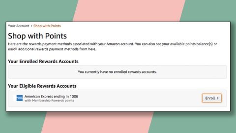 You need to enroll your eligible Amex card in Amazon's 