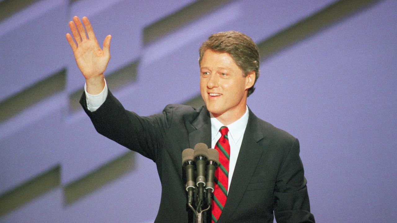 Clinton at the Democratic National Convention, July 20, 1988.