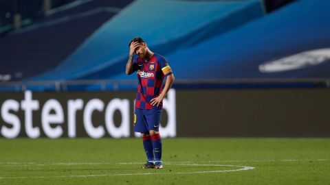 Messi was part of Barcelona's 8-2 defeat by Bayern Munich.
