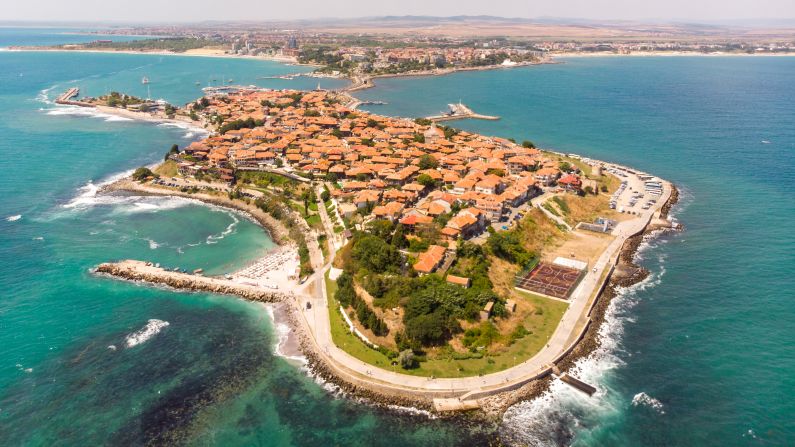 <strong>Nessebar:</strong> During July and August, visitors from nearby Sunny Beach flock to this tiny ancient town that sits at the end of a narrow isthmus.