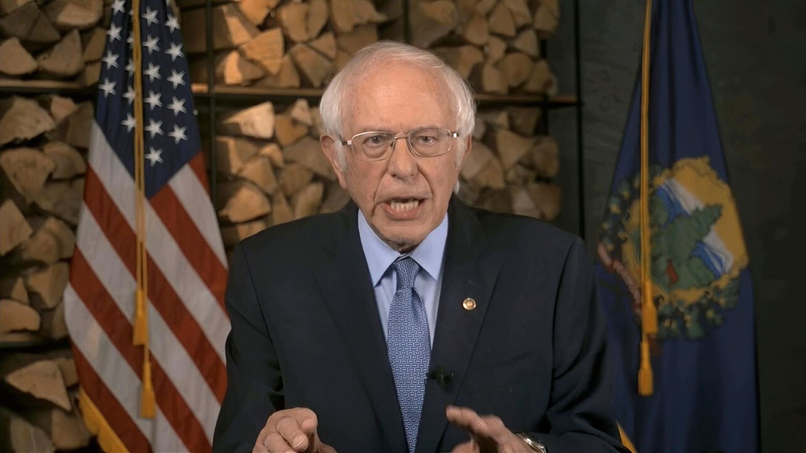 US Sen. Bernie Sanders, who finished second to Biden in the primaries, <a href="index.php?page=&url=https%3A%2F%2Fwww.cnn.com%2Fpolitics%2Flive-news%2Fdnc-2020-day-1%2Fh_d70548649ed5f051bbf13812b836e389" target="_blank">urged his supporters to back Biden</a> in November: "Many of the ideas we fought for that just a few years ago were considered radical are now mainstream. But let us be clear. If Donald Trump is re-elected, all the progress we have made will be in jeopardy."