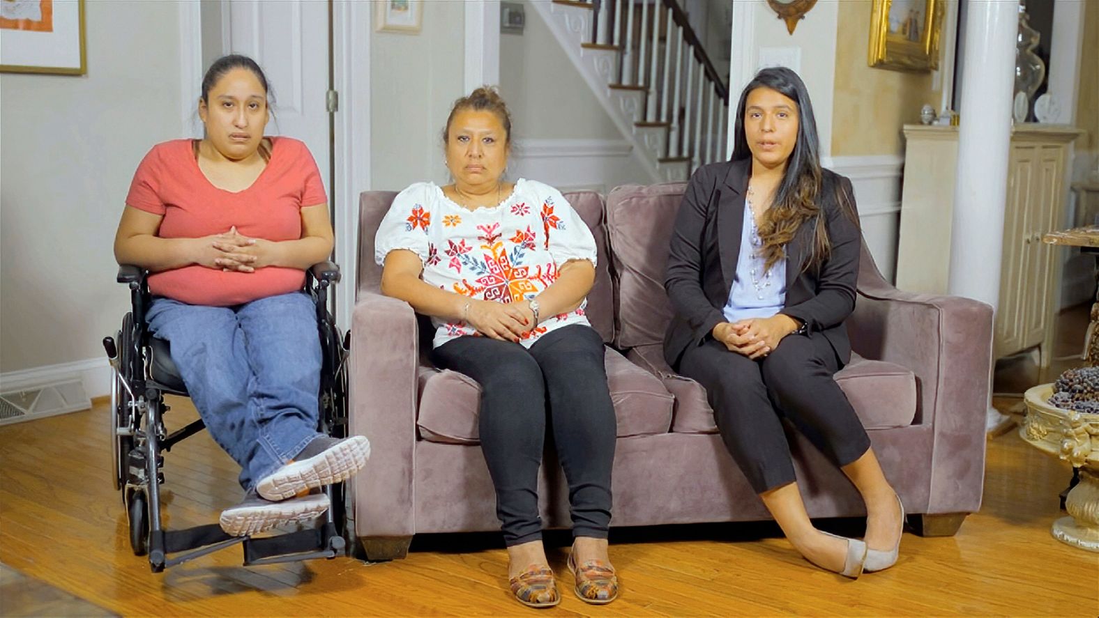 Silvia Sanchez, an undocumented immigrant in North Carolina, <a href="index.php?page=&url=https%3A%2F%2Fwww.cnn.com%2Fpolitics%2Flive-news%2Fdnc-2020-day-3%2Fh_e46082e757324e630180fb3aec22e8c9" target="_blank">shared her story</a> alongside daughters Jessica and Lucy on Wednesday. Silvia said that she did what any mother would do to "save her daughter's life" after Jessica was born without a fully developed spinal cord. She said she took her daughter and "traveled for days" to reach the border and then cross into the United States. Jessica called on Americans to vote for a leader who "will fix the broken immigration system and commit to keeping families together."