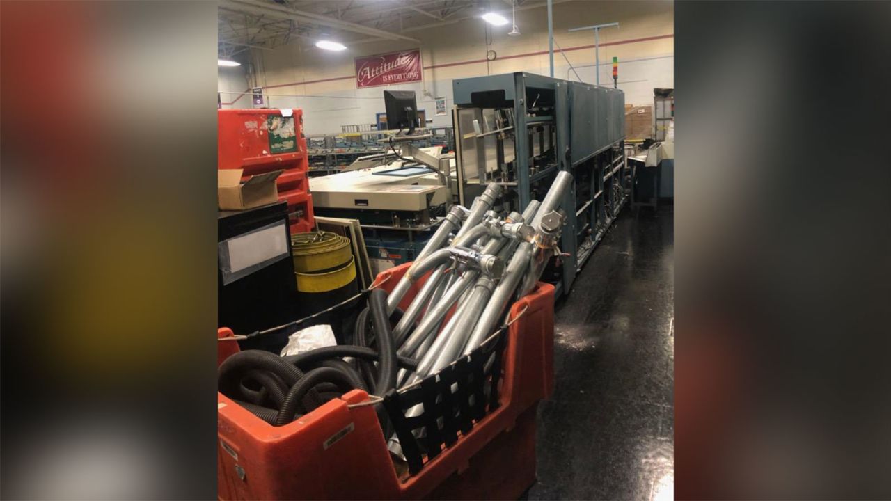 01 tacoma dbcs mail sorting machine removed
