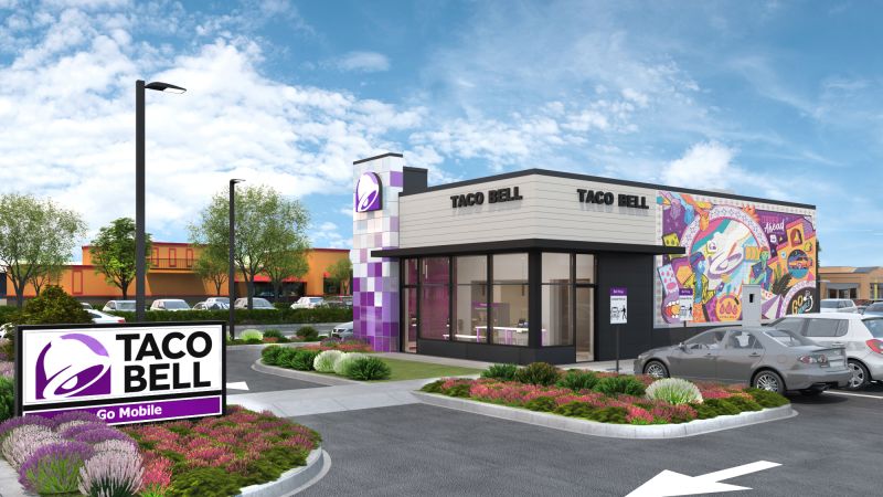 Taco Bell’s New Restaurant Has Two Drive-thrus For The Coronavirus Era ...