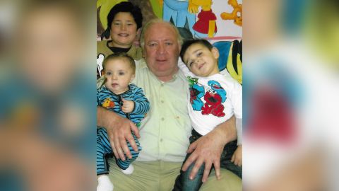 Juan Carlos Seresi with his grandkids.
