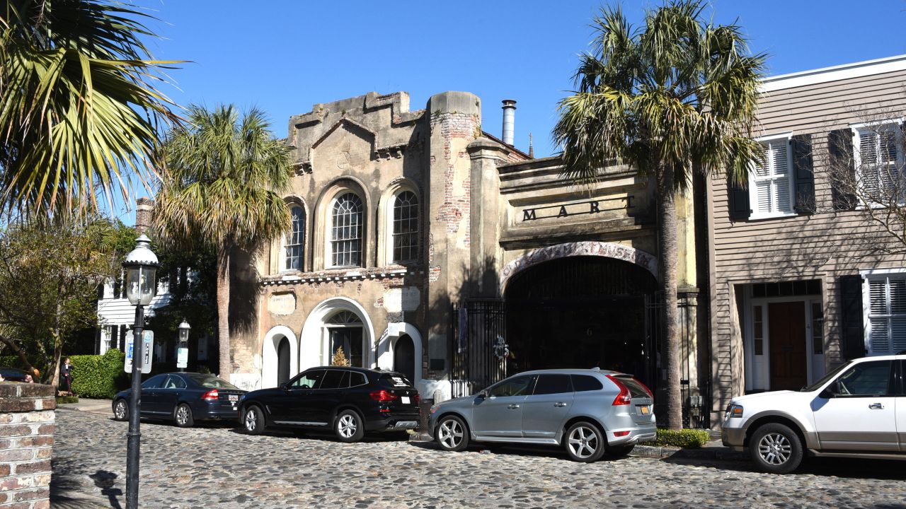 The Old Slave Mart once housed an antebellum slave auction gallery. It is now a museum dedicated to the memories and stories of those who passed through the gates.