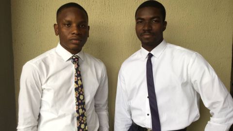 Dominic Onyekachi (L) teamed up with Tolulope Wojuola (R) and Fanan Dala (not pictured) to kick off Akiddie