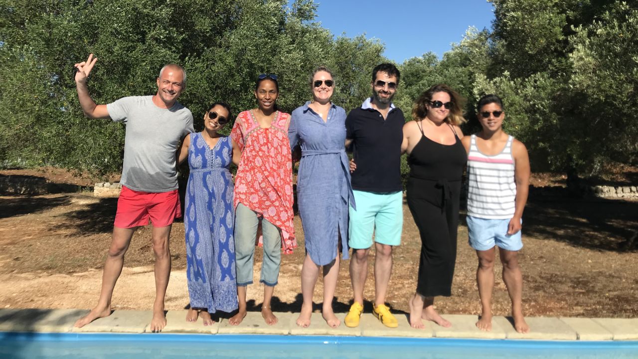 The couple hosted some friends from the United States in 2019.