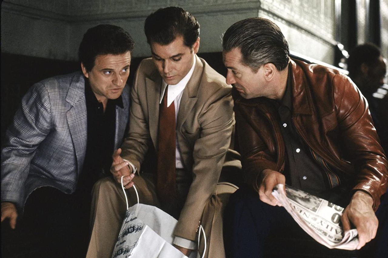 Joe Pesci, Ray Liotta and Robert De Niro in "Goodfellas" (1990).